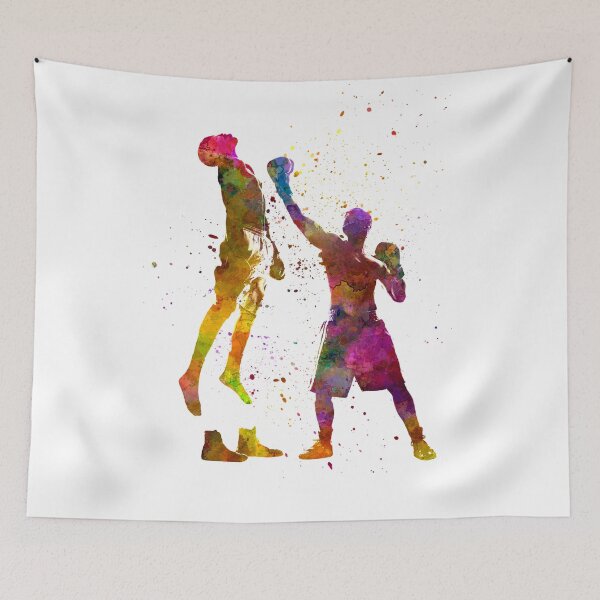 Item preview, Watercolor boxing match designed and sold by paulrommer.