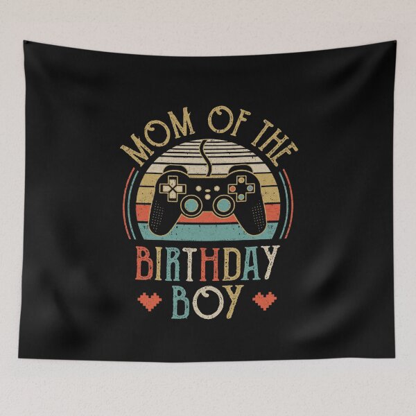 Item preview, Mom Of The Birthday Boy Vintage Matching Gamer Birthday designed and sold by cadieuxart.