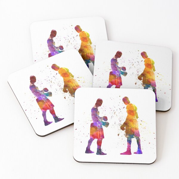 Item preview, Watercolor boxing match designed and sold by paulrommer.