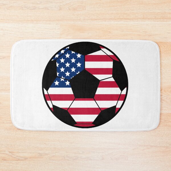 Artikelvorschau, USA Fußball / Fußball Flaggengrafik entworfen und verkauft von iheartsport.