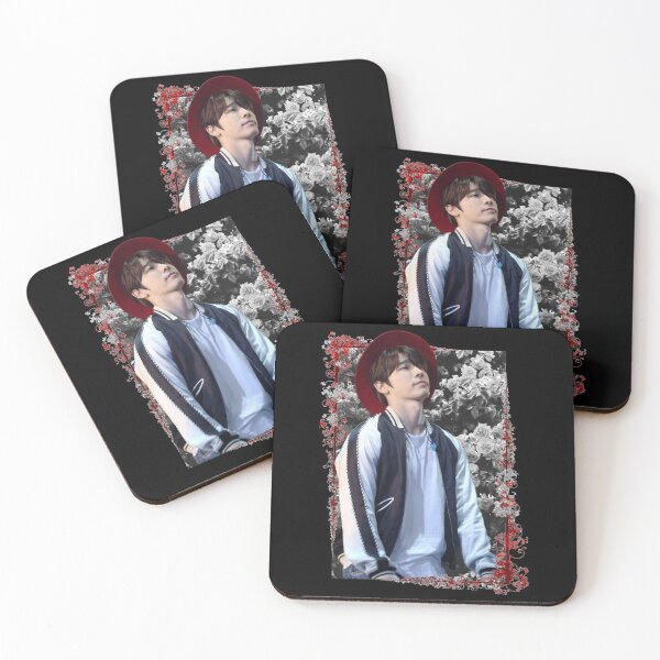 Item preview, Lee DongHae Super Junior Shindong Korean Kpop Floral Design designed and sold by Piosenka Art.