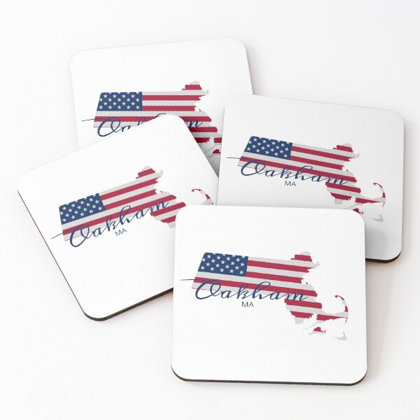 Item preview, Oakham massachusetts American flag map designed and sold by Nishad4.