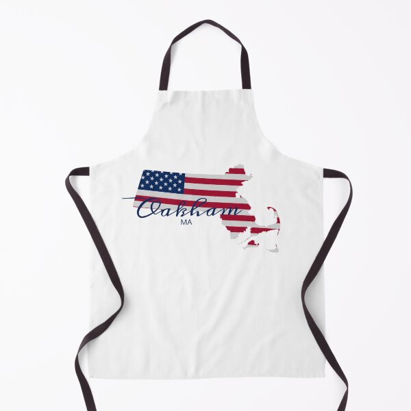 Item preview, Oakham massachusetts American flag map designed and sold by Nishad4.