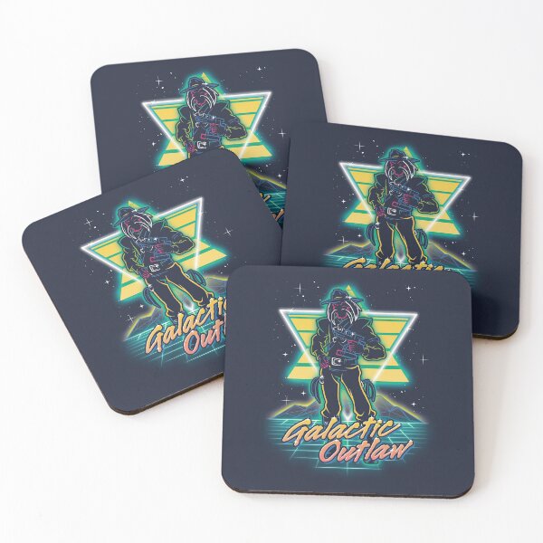 Item preview, Retro Galactic Outlaw designed and sold by Olipop.