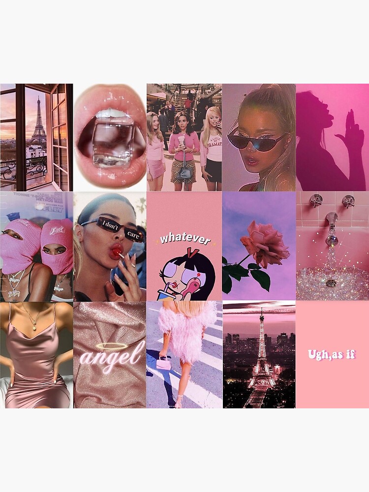 40 BLUE, BOUJEE, BADDIE Collage Aesthetic. Set of 40 Pictures