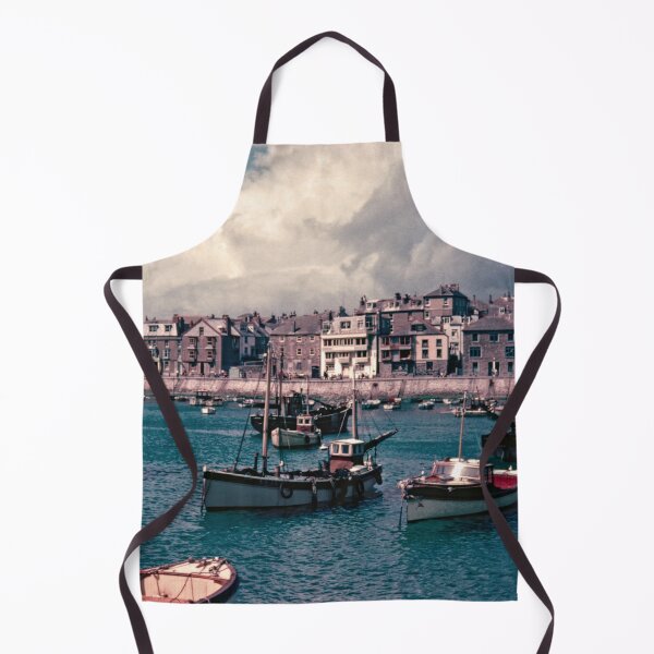 Item preview, Stormy Sky and Fishing Boats St Ives Cornwall 1956 designed and sold by Bygone Images.