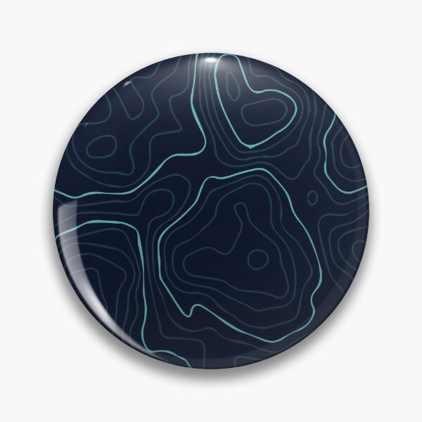 Item preview, Blue Topographic Lines designed and sold by LeonardCooray.