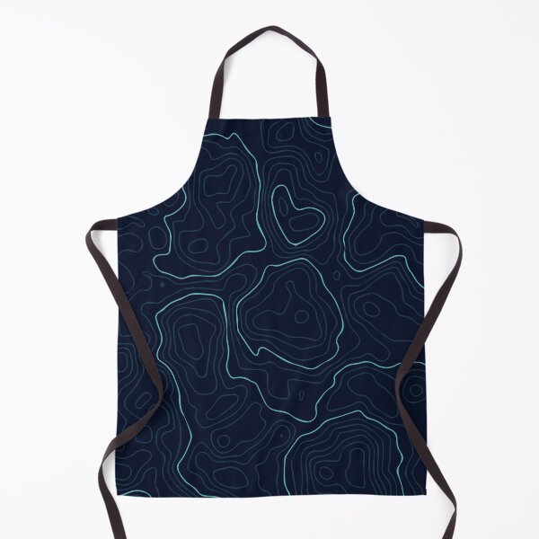 Item preview, Blue Topographic Lines designed and sold by LeonardCooray.