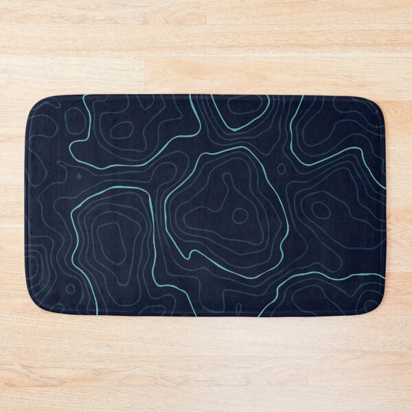 Item preview, Blue Topographic Lines designed and sold by LeonardCooray.