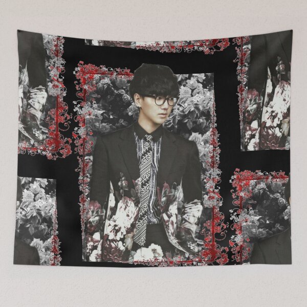 Item preview, Kim Jongwoon Super Junior Yesung Korean Kpop Floral Design designed and sold by Piosenka Art.