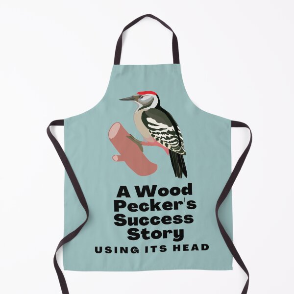 Item preview, A Wood Pecker's Success Story Using It's Head, Funny Woodpecker designed and sold by Ruby Jackson.