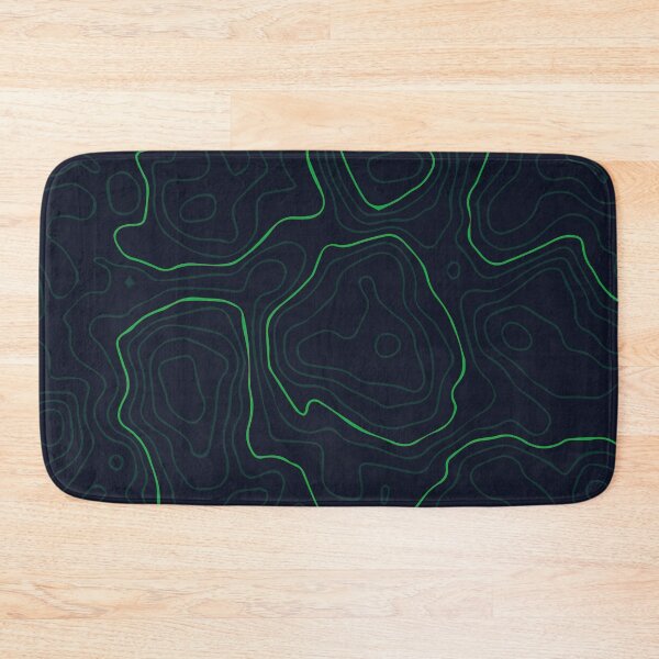 Item preview, Green Topographic Lines designed and sold by LeonardCooray.