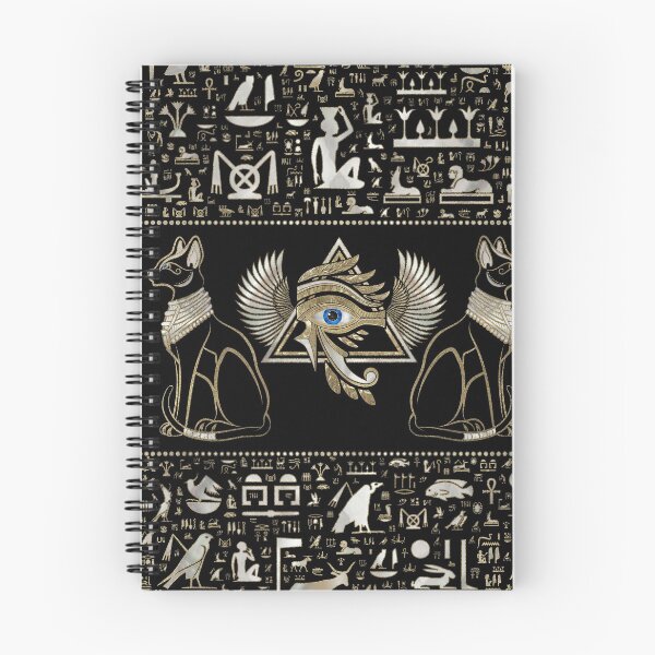 Item preview, Egyptian Cats and Eye of Horus designed and sold by k9printart.