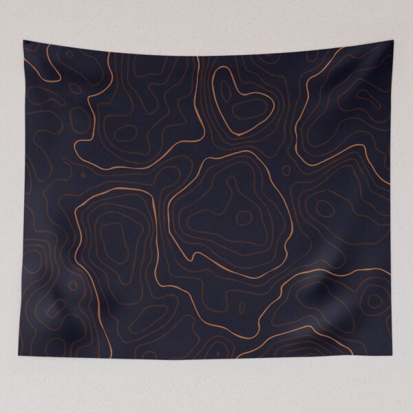 Item preview, Choc Topographic Lines designed and sold by LeonardCooray.