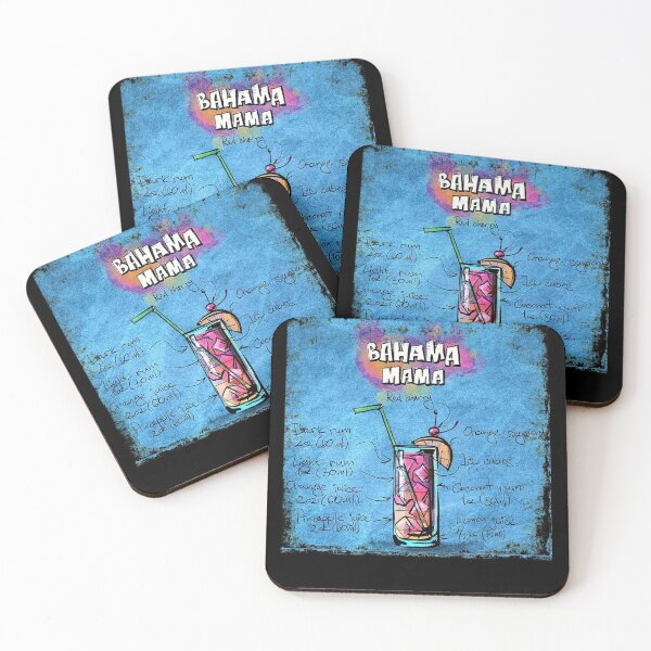 Item preview, Bahama Mama Cocktail Recipe designed and sold by theshirtinator.