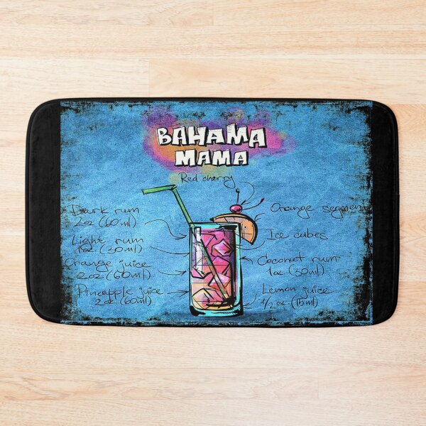 Item preview, Bahama Mama Cocktail Recipe designed and sold by theshirtinator.