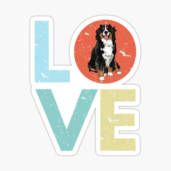 Item preview, Love Bernese Mountain Dog Mom Funny designed and sold by Breorpa12.