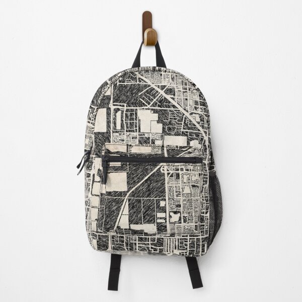 Item preview, Hialeah map Florida ink lines designed and sold by InkMaps.