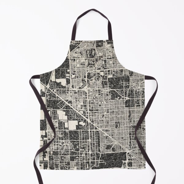Item preview, Hialeah map Florida ink lines designed and sold by InkMaps.