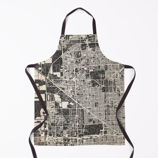 Item preview, Hialeah map Florida ink lines 2 designed and sold by InkMaps.