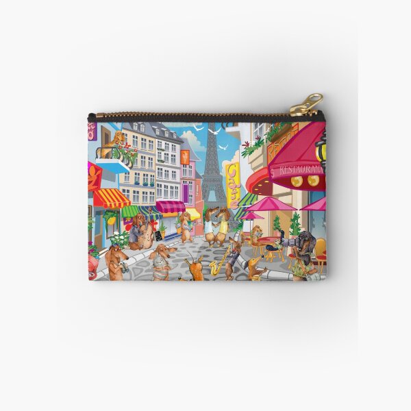 Item preview, Dachshunds Walking On The Street designed and sold by Clitus.