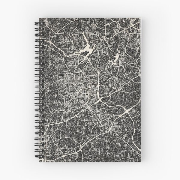 Item preview, High Point map North Carolina Ink lines designed and sold by InkMaps.