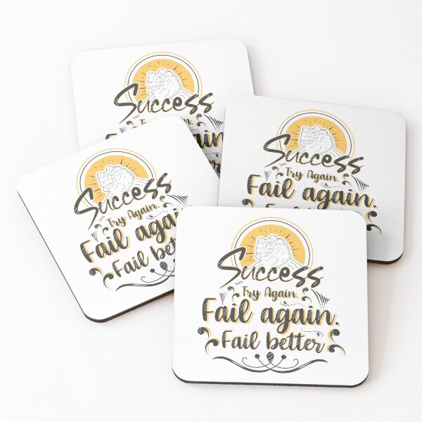 Item preview, Success try again fail better designed and sold by Rima Amin.
