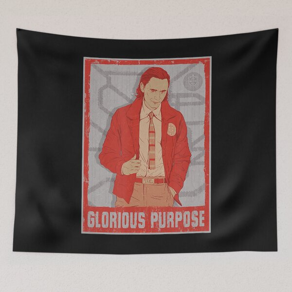 Item preview, Loki Glorious Purpose Poster  designed and sold by JoseDuarte.