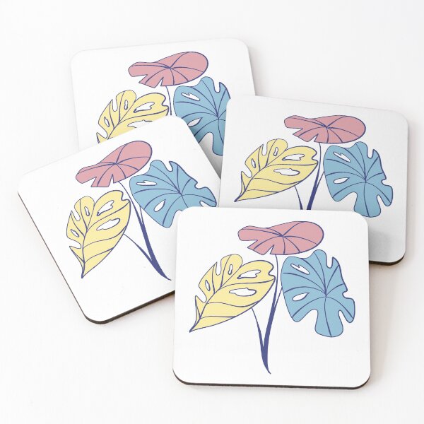 Item preview, Orange, Yellow and Blue Palm Leaves designed and sold by designedbylils.