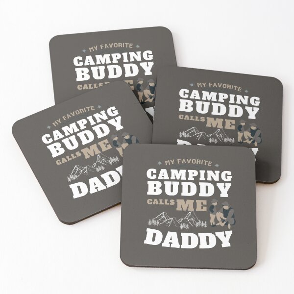 Item preview, My Favorite Camping Buddy Calls Me Daddy designed and sold by JooArtPrints  ★★★★★.