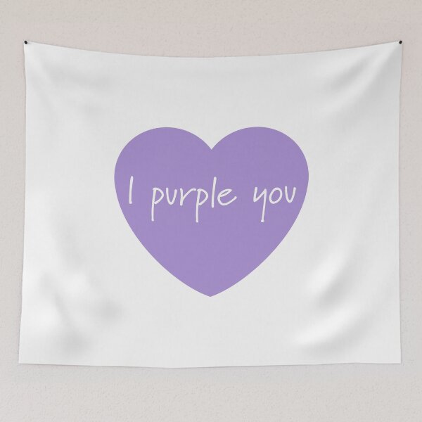 Item preview, I purple you heart, Purple heart design designed and sold by NoonaStudio.