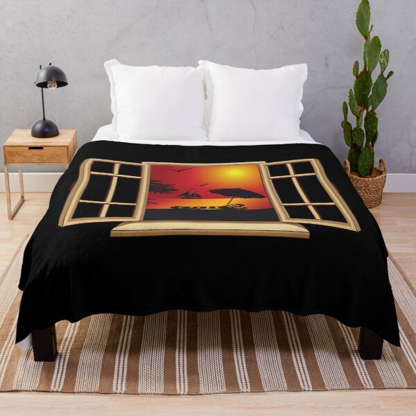 Item preview, Sunset behind the window designed and sold by Moonlight-Art-.