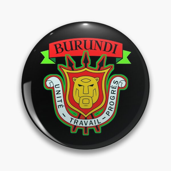Item preview, Coat Of Arms Burundi designed and sold by WoodburyLake.