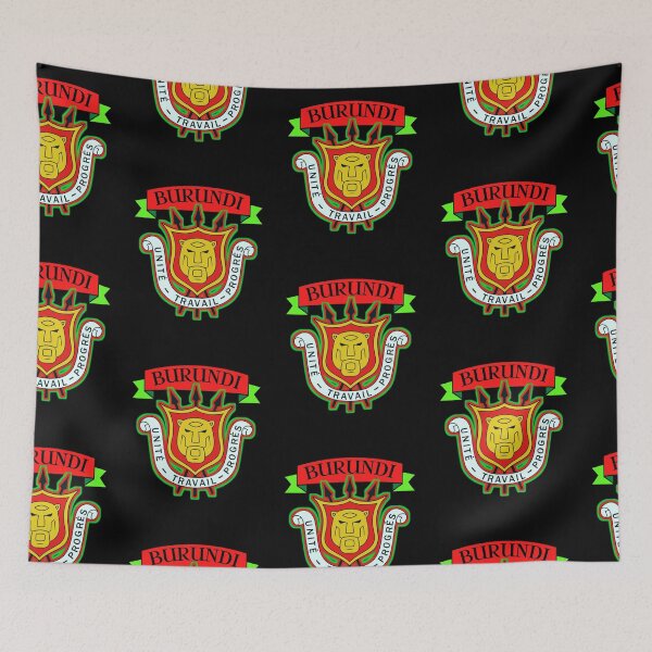 Item preview, Coat Of Arms Burundi designed and sold by WoodburyLake.