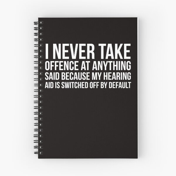 Item preview, Never take offence designed and sold by Slogans4u.