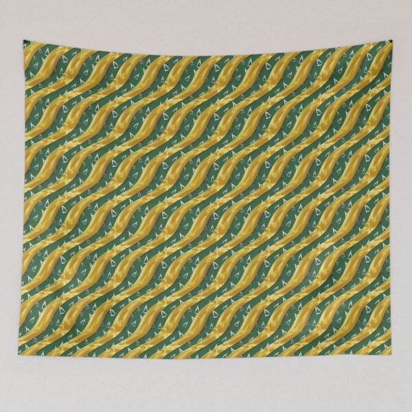 Item preview, Green and golden pattern designed and sold by mashaalmishi.