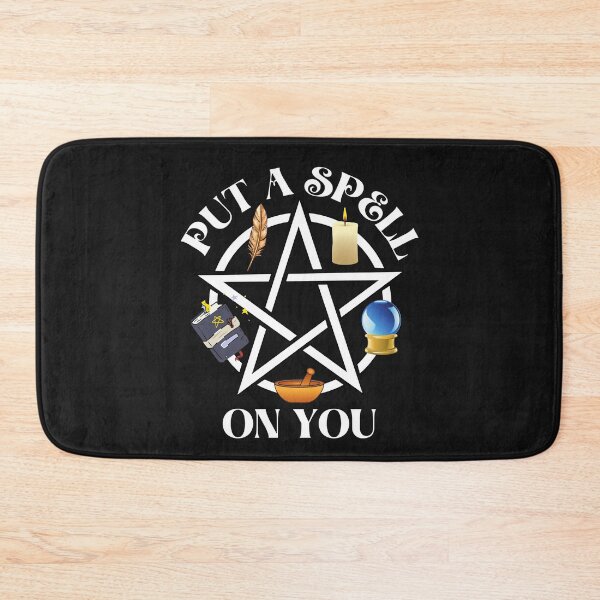 Item preview, PUT A SPELL ON YOU, COSMIC CALL, MAGIC MEME, CURSE, GOOD MAGIC, PENTAGRAM designed and sold by R B Chrystal.