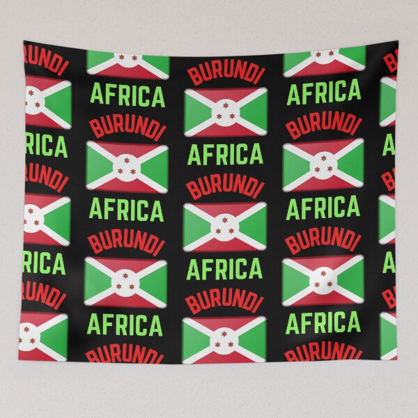 Item preview, Flag Of Burundi designed and sold by WoodburyLake.