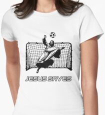 Jesus Saves Women's Fitted T-Shirt