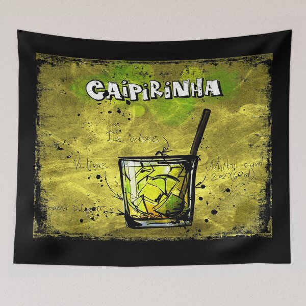 Item preview, Caipirinha Cocktail Recipe designed and sold by theshirtinator.