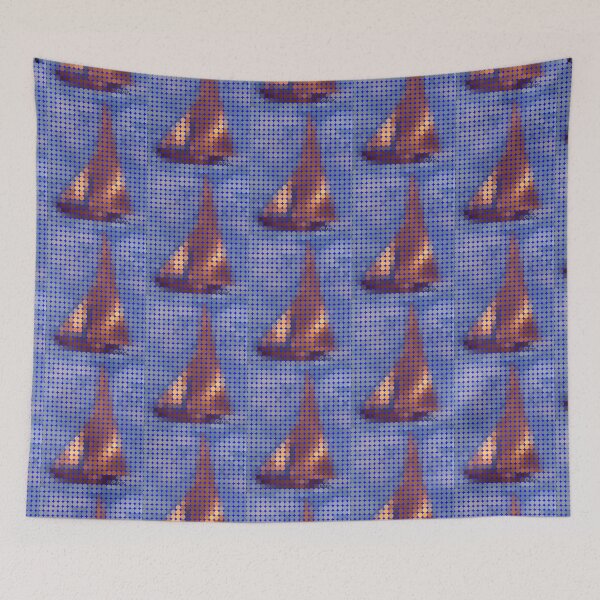 Item preview, Sailboat dots 1B designed and sold by mandalafractal.