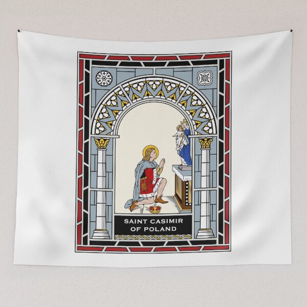 Item preview, St CASIMIR under STAINED GLASS designed and sold by CatholicSaints.