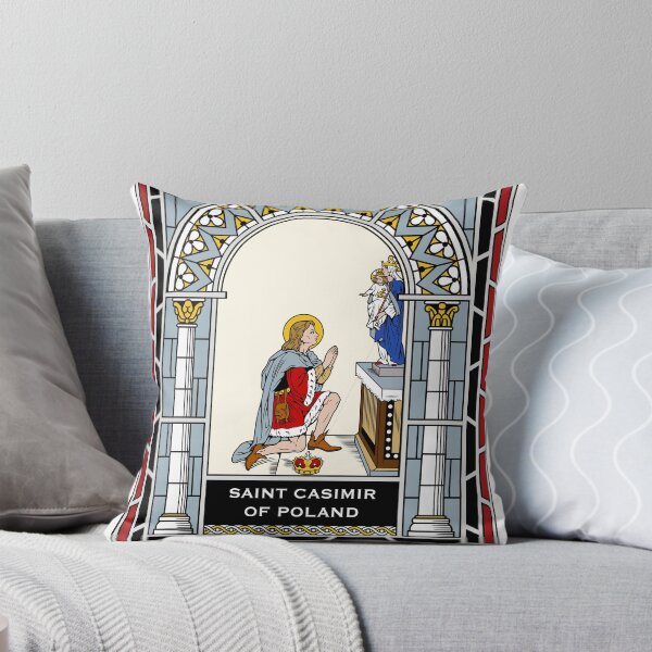 Item preview, St CASIMIR under STAINED GLASS designed and sold by CatholicSaints.