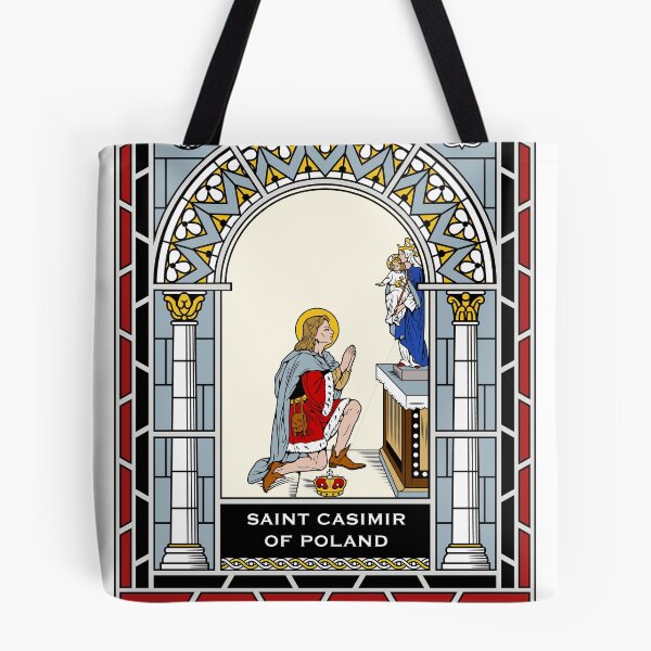 Item preview, St CASIMIR under STAINED GLASS designed and sold by CatholicSaints.