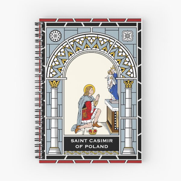 Item preview, St CASIMIR under STAINED GLASS designed and sold by CatholicSaints.