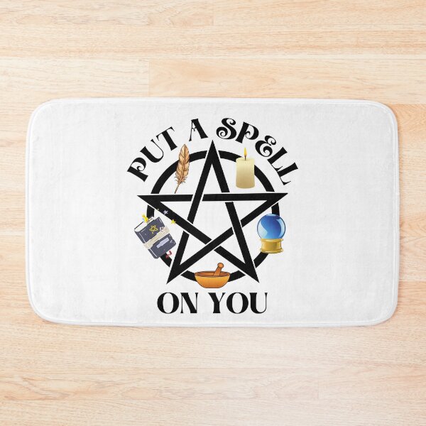 Item preview, PUT A SPELL ON YOU, COSMIC CALL, MAGIC MEME, CURSE, GOOD MAGIC, PENTAGRAM designed and sold by R B Chrystal.