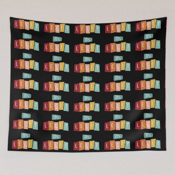 Item preview, One Hundred Percent Legit Vintage Style  designed and sold by geminivibe.