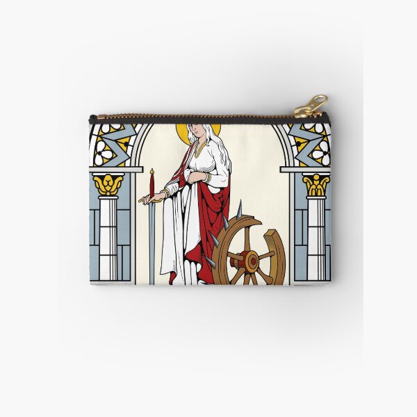 Item preview, ST CATHERINE under STAINED GLASS designed and sold by CatholicSaints.