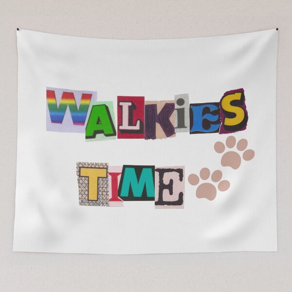 Item preview, dog walkies time designed and sold by Monique Alexander.