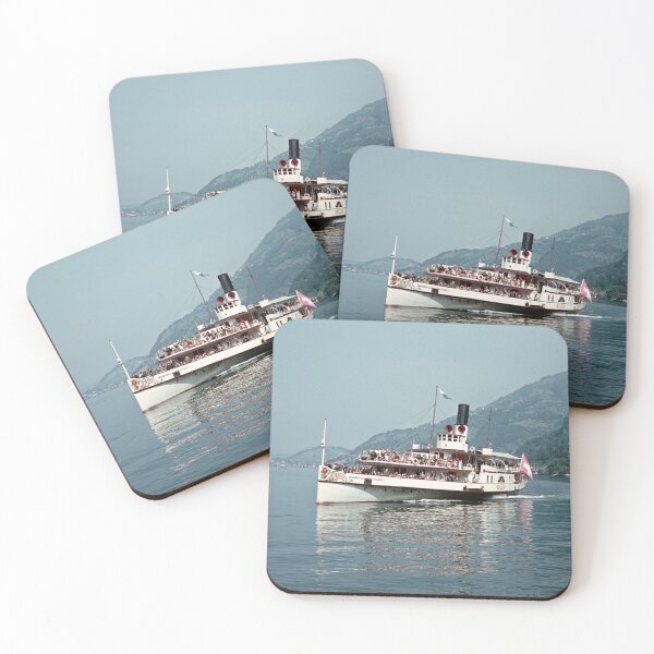 Item preview, Paddle Steamer Gallia Lake Lucerne Switzerland 1960s designed and sold by Bygone Images.
